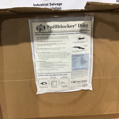 Pig PLR204-BK SpillBlocker Barrier Dike, Black, 4 In