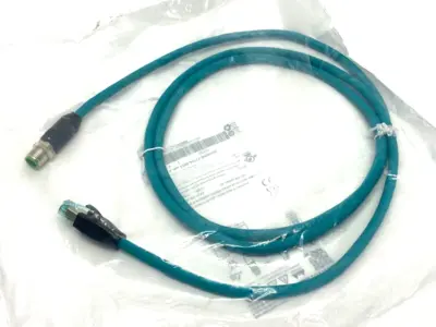 New | in-Stock Murr Ethernet Cordset RJ45 To M12 Connection PLC Ethernet Equipment Michigan US | Maverick Industrial Sales #1463923