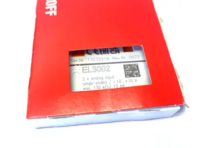 USED BECKHOFF ETHERCAT 2-CHANNEL ANALOG INPUT TERMINAL