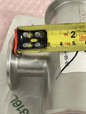 New 2x1” Reducing Tee SS 316L  Fast Shipping +Warranty