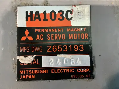Used MITSUBISHI HA103C S Motors (misc) Ohio US | HGR 24 #1324900