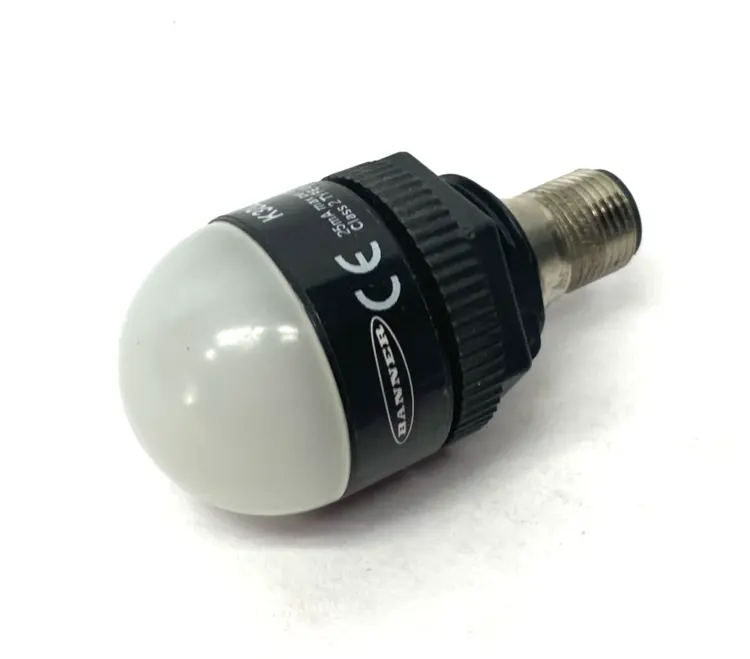 Used BANNER ENGINEERING EZ-LIGHT: 3-COLOR GENERAL PURPOSE INDICATOR PNP M12, 78925 Light Source Equipment Michigan US | Maverick Industrial Sales #1089354
