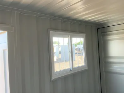 New 12’ Job Site Storage Container, 12’x87-1/2”x98-1/2” tall overall, Swing Doors on One End with 7’...