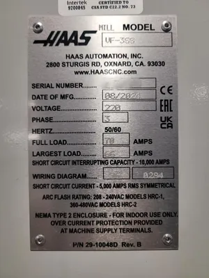 2024 HAAS VF-3SS CNC Milling | MD Equipment Services LLC (30)