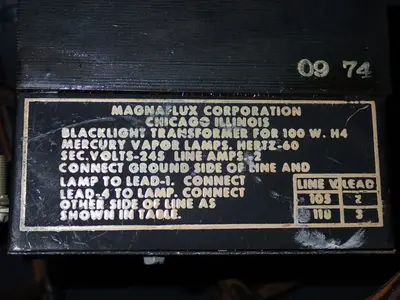 Used MAGNAFLUX CORPORATION _UNKNOWN_ Lamps Ohio US | HGR 24 #878459