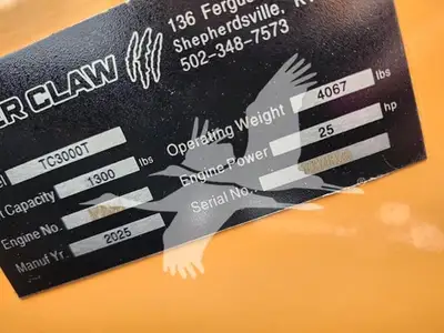USED 2025 TIGER CLAW TC3000T