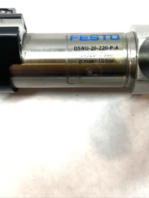 USED FESTO ISO CYLINDER 20MM BORE 220MM STROKE M8 THREAD 193990