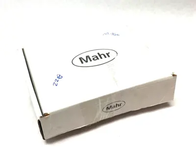 USED MAHR DIMENSIONAIR 2-JET AIR RING GAUGE W/ GUIDE CHUTES & BASE PLATE