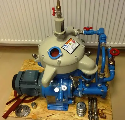(3) Alfa-Laval MAB 103B-24-60 oil purifiers, SS bowl.