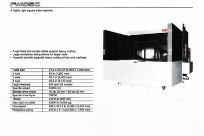 Used 2014 TOYODA FA1050S Horizontal Machining Centers Illinois US | Revelation Machinery #1494995