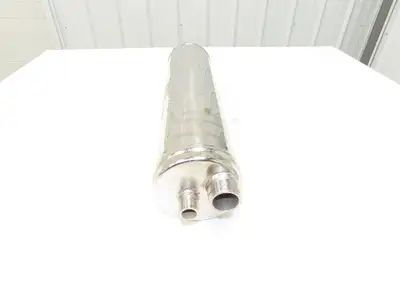 Schwämmle K4NP Stainless Shell and Tube Heat Exchanger 1-1/4"-11 & 3/4"-14 Ports
