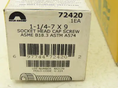 New | in-Stock HOLO-KROME _UNKNOWN_ Bolts Indiana US | Arrow Industrial #1368022