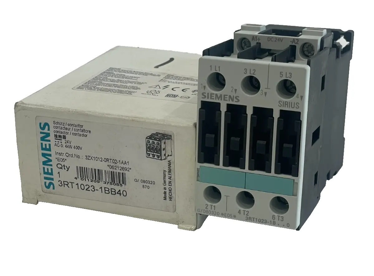 NEW SIEMENS 3RT1023-1BB40 CONTACTOR 24V 3RT10231BB40