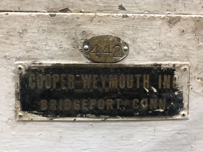 2,000 lbs. x 11" Wide x .078" Cooper Weymouth Cradle & Straightener