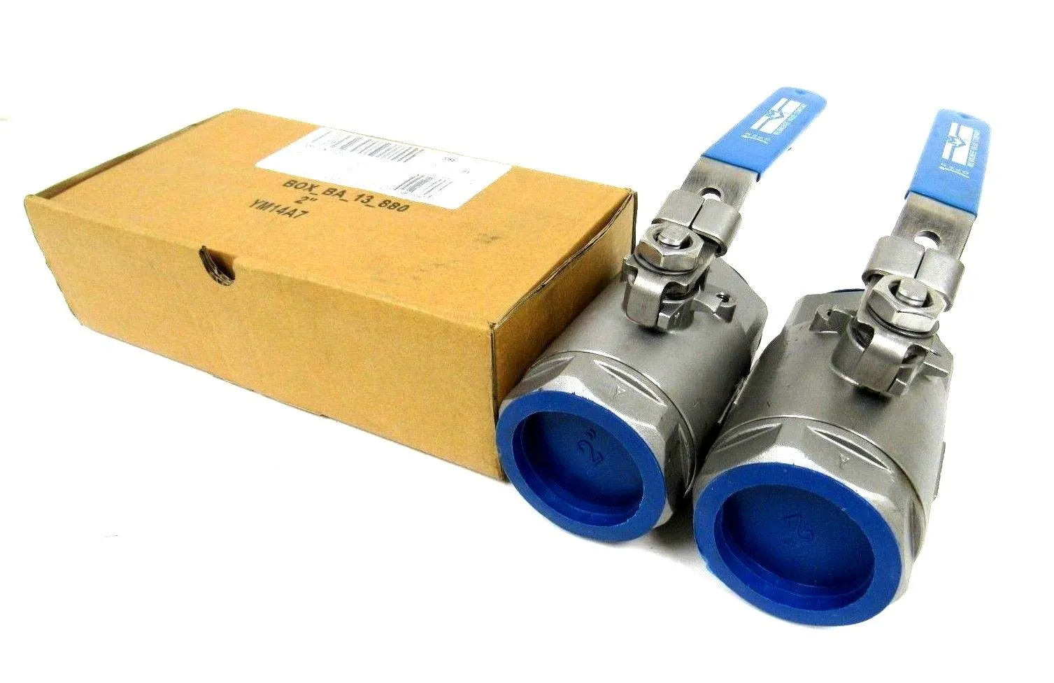NEW BOX OF 2 MILWAUKEE 20SS0R-N1-LL200-46-14 VALVE 2" 20SS0RN1LL2004614
