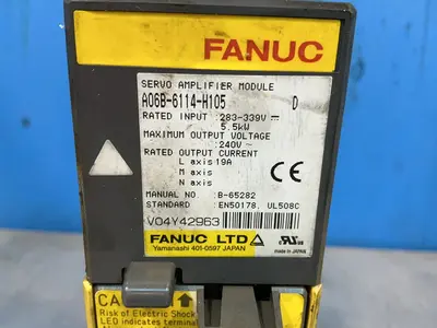 Used FANUC A06B6114H105 Servo Controller Parts Ohio US | HGR 24 #1335286