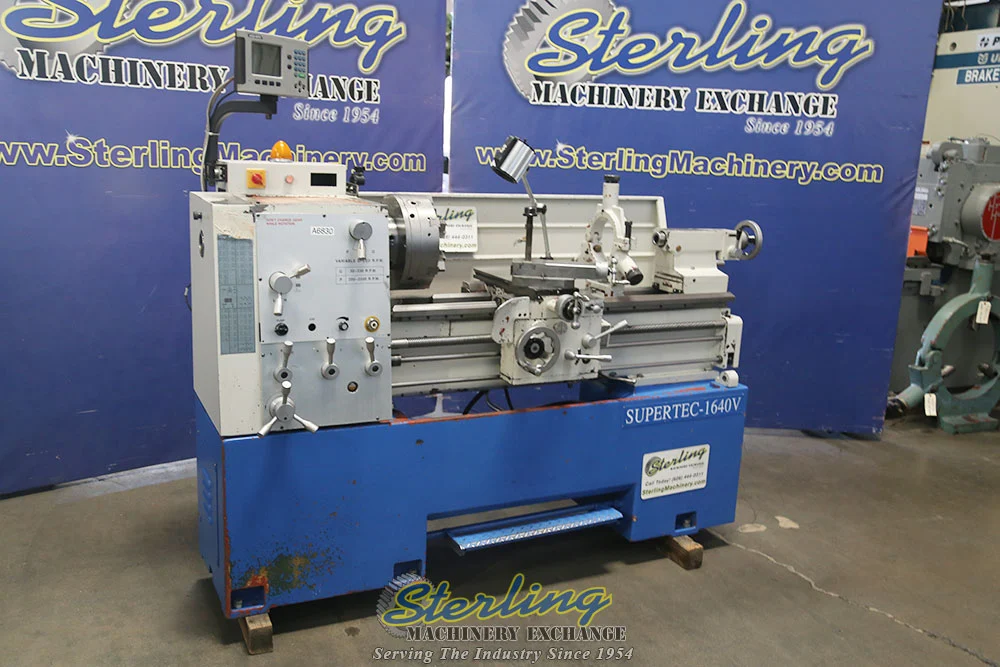 Used SUPERTEC 1640V Engine Lathes California US | Sterling Machinery Exchange #1465479