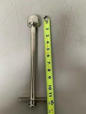 USED ELECTROL SPECIALTIES 12" STAINLESS STEEL SPRAY BALL W/ 1" SANITARY FITTING