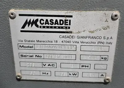 USED 2000 CASADEI MACCHINE LIBRA/6TCT115