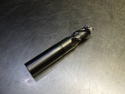 Kyocera / SGS 3/4" 3 Flute Coolant Thru Carbide Cr Endmill .06 R 34001 (LOC2939A)