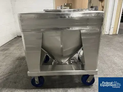USED TOTE Systems 48" x 42" x 10"  Tote Systems Stainless Steel Transfer Bins