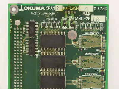 Okuma 1911-2818 SRAM 2M + Flash 0M Card Circuit Board