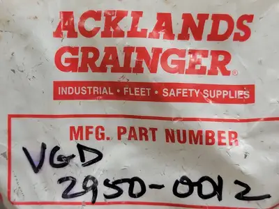 NEW ACKLANDS GRAINGER VGD 2950-0012