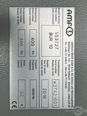 USED 2016 AMF SPANNTECHNIK 553726
