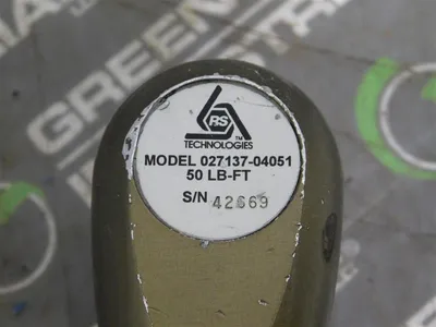 RS Technologies 027137-04051 50 LB-FT Torque Wrench 3/8" Adapter Used