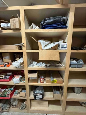 Contents of Hardware Room