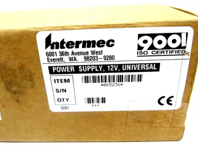 NEW INTERMEC 065236 POWER ADAPTER 12V