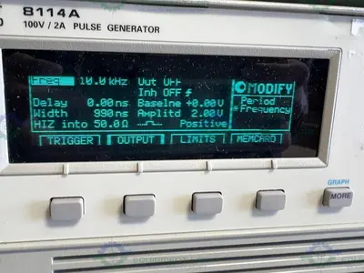 Used HP HEWLETT PACKARD 8114A HIGH POWER PULSE GENERATOR 100V / 2A Pulse Generators California US | Equipment Lab #1302718