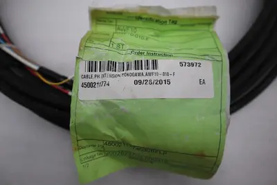 NEW YOKOGAWA AWF10 EXTENSION CABLE AWF10-010-F STOCK G711