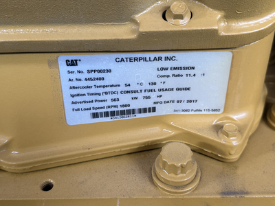 Used 2017 CAT G3412C Gas Generators Texas US | Oil The Woodlands Group #1500742