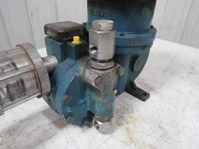 Milton Roy FR-121-117 Controlled Volume Pump 5.1GPH @ 925PSI 1/4HP 1PH 115/230V