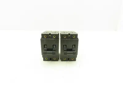 Eaton Heinemann AM2R Circuit Breaker 15A 2 Pole Magnetic Panel Mount Lot of 2