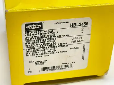 New | in-Stock Hubbell HBL2456 Electrical Fittings Michigan US | Maverick Industrial Sales #1397411