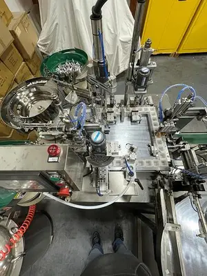 Filling Line, Bottles, Nail Polish, Filler, Brush and Cap Applicators, #5532789