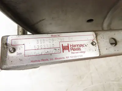 Hannay Reels 818-25-26B TR Retractable Industrial Water Hose Reel 3/4" Lot Of 2