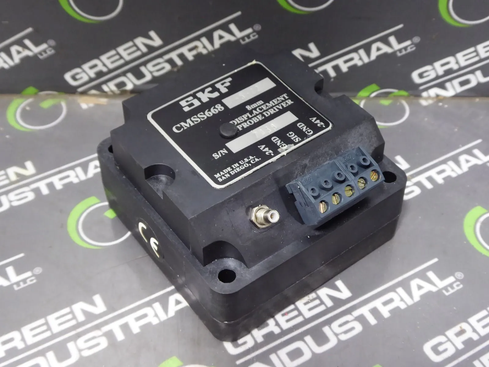 SKF CMSS668-5-22 8mm Displacement Probe Driver Used