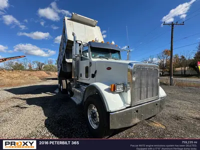 Used 2016 PETERBILT 365 Dump trucks Pennsylvania US | Proxy Equipment #1379332