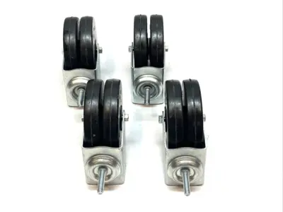 Used Payson Casters Heavy Duty Dual Wheel Caster 5" LOT OF 4 Casters Michigan US | Maverick Industrial Sales #1394886