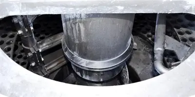 ATM/De Laval Mark III 36 x 20 solid basket centrifuge, 316SS.