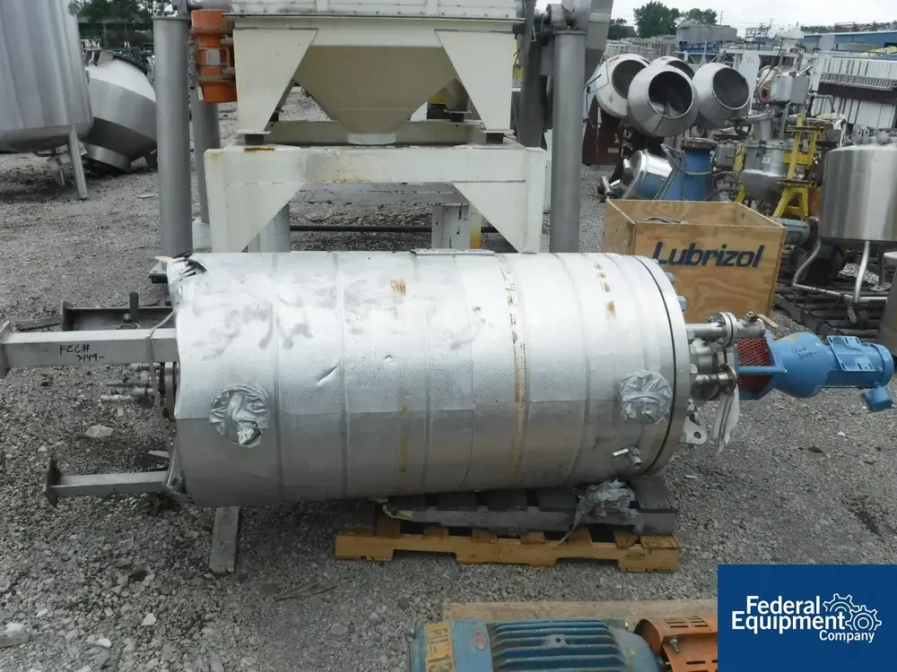 USED Four Corp 100 Gal Four Corp Reactor, S/S, 100/50#