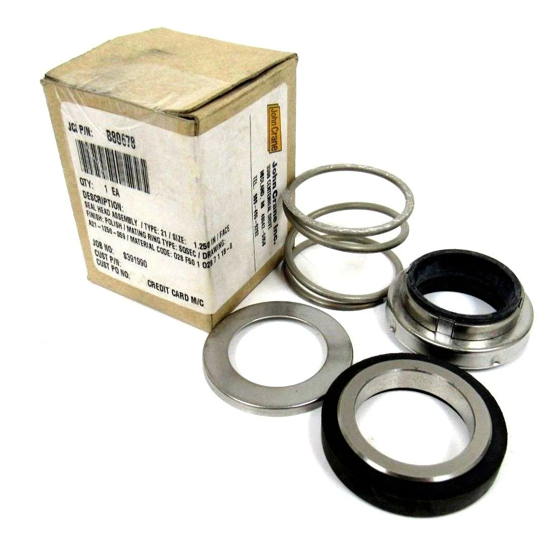 NEW JOHN CRANE B80678 VALVE SEAL KIT TYPE 21 SIZE 1.250 IN