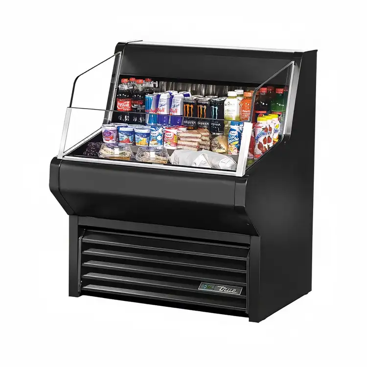 Used True THAC-36-HC-LD BLK Open Air Merchandisers (coolers) Illinois US | Falcon Restaurant Supply #1373801