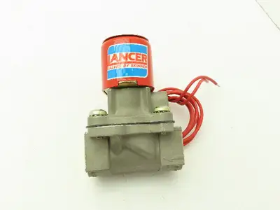 Lancer 2LB2L460 2-Way Skinner Solenoid Valve .5"NPT N.C. 0-100psi 120v Stainless