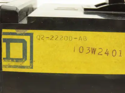 Square D Q2-22200-AB I-Line 200 Amp Circuit Breaker 2-Pole 240VAC