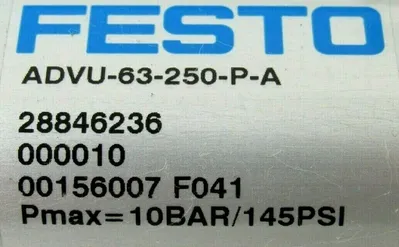 NEW FESTO ADVU-63-250-P-A CYLINDER 28846236 ADVU63250PA