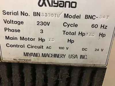 USED 1994 MIYANO BNC-34T